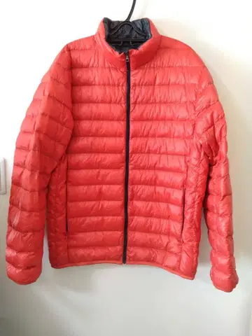 유니클로 오렌지 다운 자켓 227그램