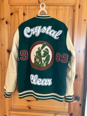 ZARA 바시티 자켓 그린/베이지 1989