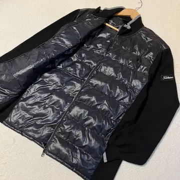 Titleist 충전솜 절개 하이브리드 집업 니트 자켓