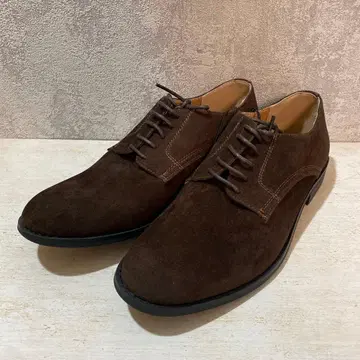 브라운 스웨이드 더비 신발 25cm