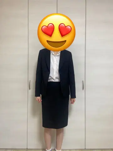 LES MUES 블랙 정장 세트 워셔블