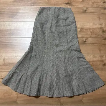 프리즈마트/트위드 머메이드 스커트