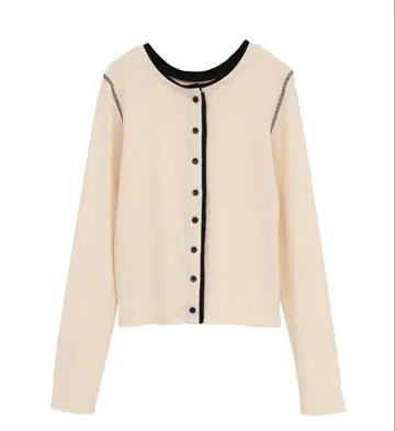 CLANE 바이컬러 가디건