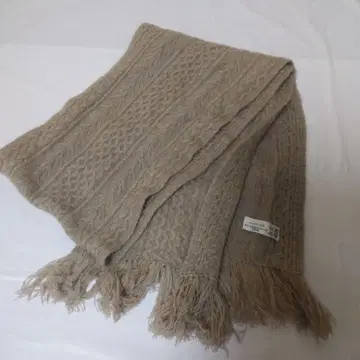 캐시미어 100% 케이블 니트 머플러