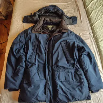 레어 에디바우어 고어텍스 GOOSE 다운 자켓 네이비