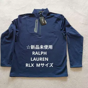 RLX 네이비 하프 지퍼 남성 의류 M 사이즈
