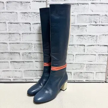 PIERRE HARDY 피에르 아르디 롱 부츠 바이컬러 37