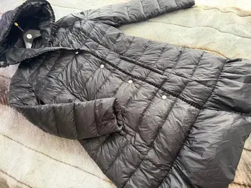 M'S GRACY 후드 부착 다운 자켓 38 블랙