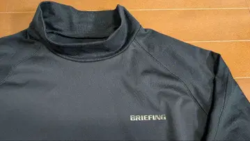 BRIEFING 모크넥 긴팔 셔츠 블랙 XL