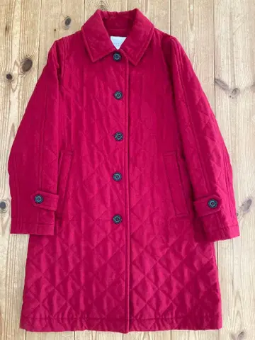 매킨토시 필로소피 빨간색 퀼팅 코트 M 사이즈