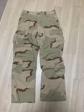 카모플라쥬 카고 팬츠 복수 포켓