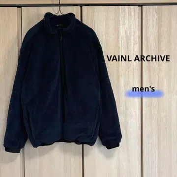 VAINL ARCHIVE 다크 네이비 충전솜 보아 자켓 M 사이즈