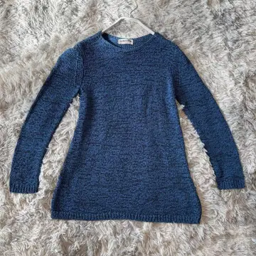 GEORGES RECH 사이즈 36(S) 파랑 니트 긴팔 스웨터