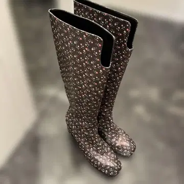 merry jenny 모듬 니하이 부츠 꽃무늬