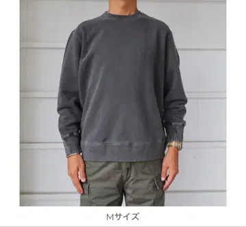 MIDA HEAVY WEIGHT CREW NECK SWEAT 블랙
