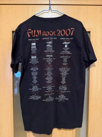 FUJI ROCK 2007 티셔츠