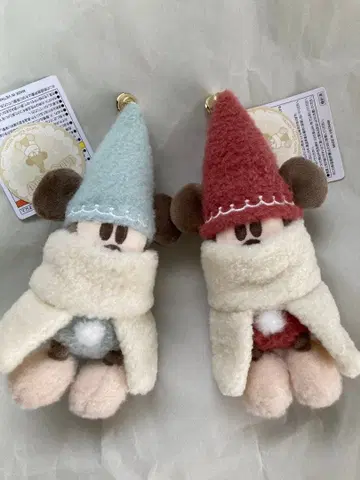 리루린린 인형 배지 크리스마스 디즈니