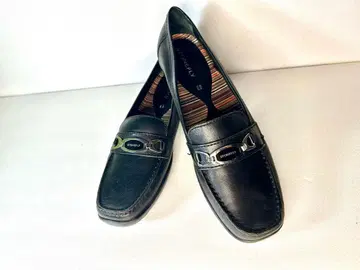 STONEFLY 블랙 가죽 로퍼