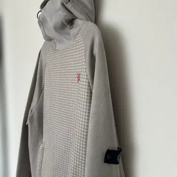 g-stage 후드티 다운 패브릭 스트레치 스웨이드 느낌 하운드투스