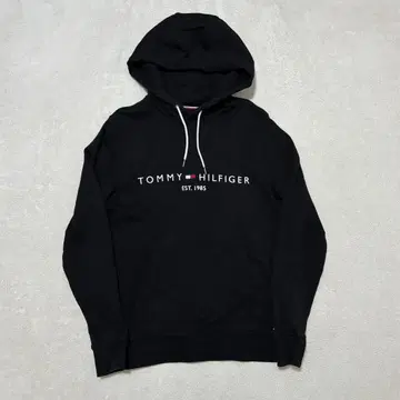 타미 힐피거 후드티 맨투맨 블랙 M 사이즈