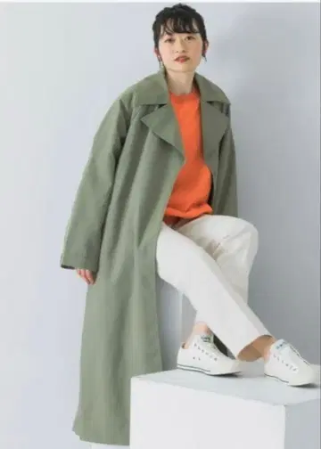 KBF 4WAY 파이핑 BIG 롱 코트 KBF