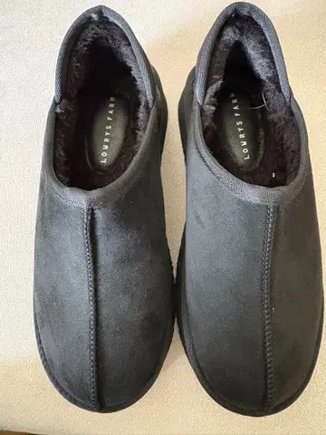 LOWRYSFARM 통굽 페이크 무스탕 신발 L 사이즈