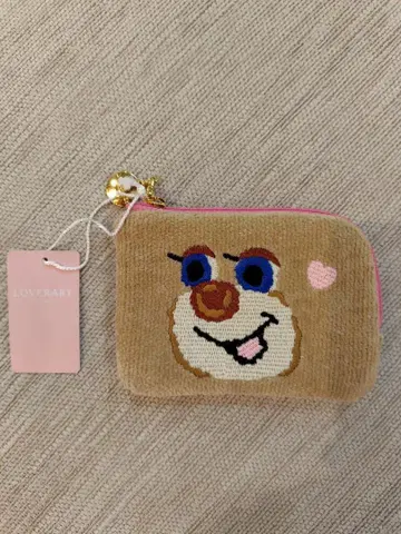 새상품 러브러리 바이 페이 리 도업 테디 L자 파우치 걸 니나