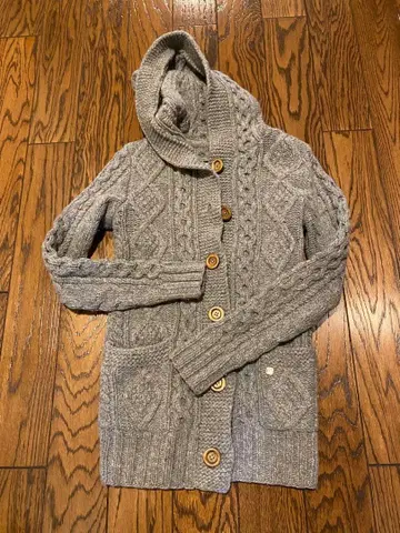 WHO.A.U 후아유 니트 후디 가디건 그레이