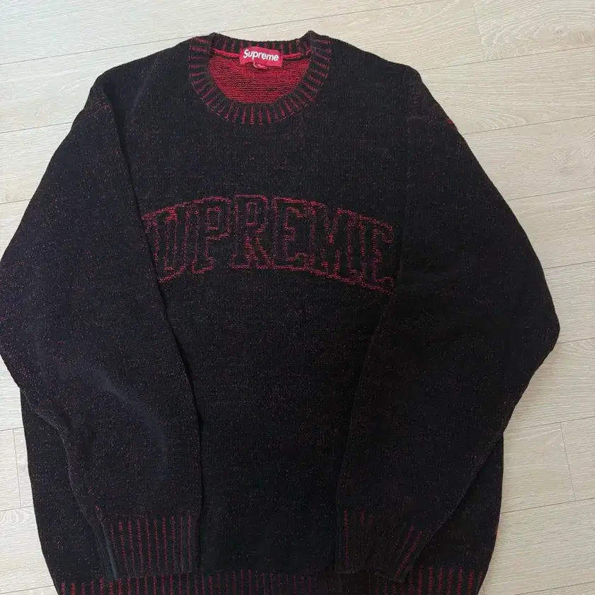 SUPREME | 슈프림 [XL] Supreme Arc Contrast Knit Sweater on Bunjang