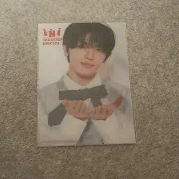 INI 타카츠카 히로무 클리어 엽서