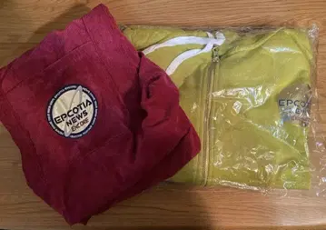 [ 미사용 새상품 ] NEWS EPCOTIA ENCORE 후드티&백