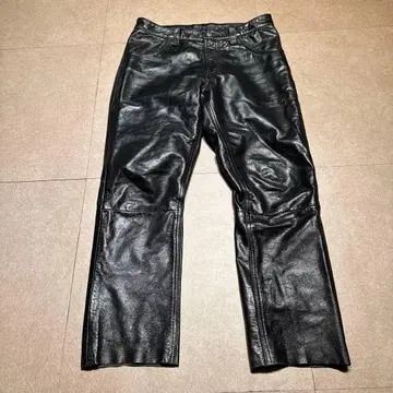 NEUTRAL INFINITY 가죽 팬츠 천연 가죽 소가죽 32