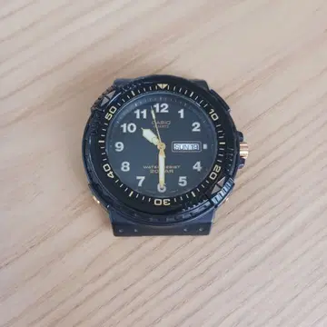 CASIO MRD-201W 남성용 손목시계 다이얼 작동 미확인