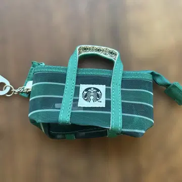 스타벅스 어망 메쉬 코인 케이스 그린