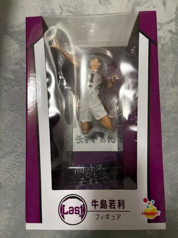 하이큐!! 해피 복권 라스트 원상 우시지마 와카토시 피규어 캔뱃지 2점