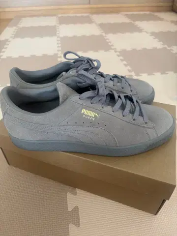 Puma 스웨이드 스니커즈 그레이