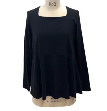 ayane 스퀘어 2중 플레어 롱 T 42