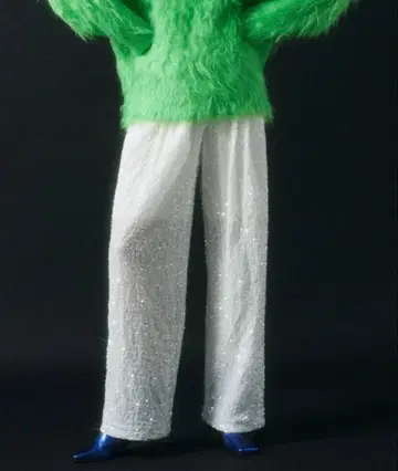 스팽글 이지 와이드 팬츠