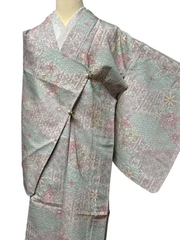 유5 여름 기모노  단의 일본풍 일본풍 패턴 폴리에스테르 손바느질