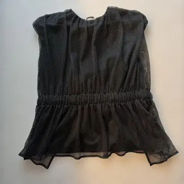 MONCLER 메쉬 슬리브리스 블랙