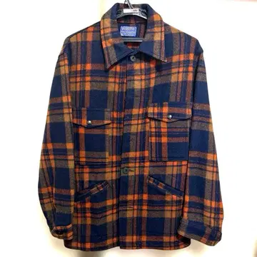 70s PENDLETON 체크 울 자켓 USA제