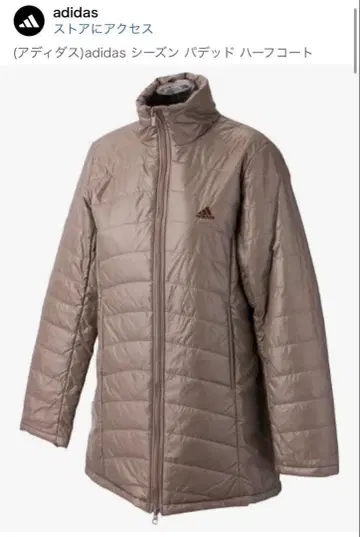 아디다스 adidas 시즌 패디드 하프 코트 아우터