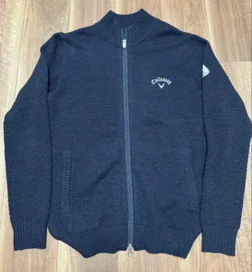 [ 시착만 한 상품 ] Callaway 니트 자켓 M 네이비