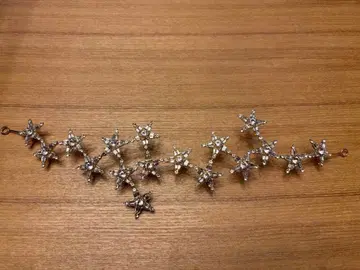 결혼식 별 모양 크리스탈 헤드 액세서리