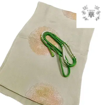 D1 화 허리띠 오비 장식 천 세트 그린 설륜