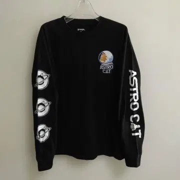 그라니프 graniph ASTRO CAT 롱 T셔츠 블랙 M