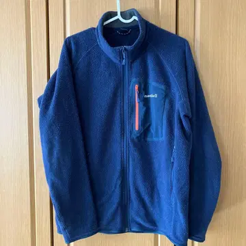 montbell 네이비 플리스 자켓 M