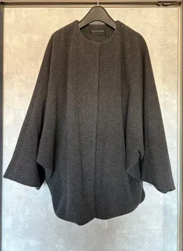 미즈이로 인드 돌먼 슬리브 차콜 그레이 mizuiroind