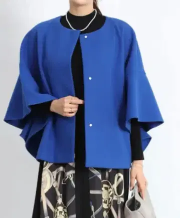 미사용! FENNEL 고급 로얄 블루 코트