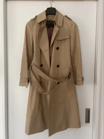 ESTNATION 베이지 트렌치코트 38